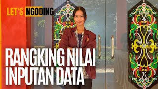 Membuat Input Data dan Mengurutkan Nilai Berdasarkan Rangking Menggunakan Visual Studio Code Python
