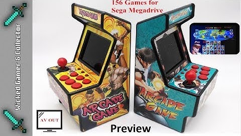 Sega Megadrive - 16-bit Mini Retro Arcade Machine - 156 in 1 - Preview