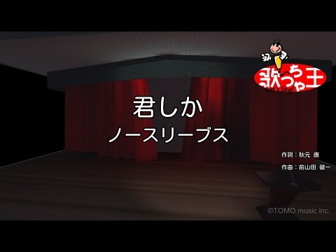 【カラオケ】君しか/ノースリーブス
