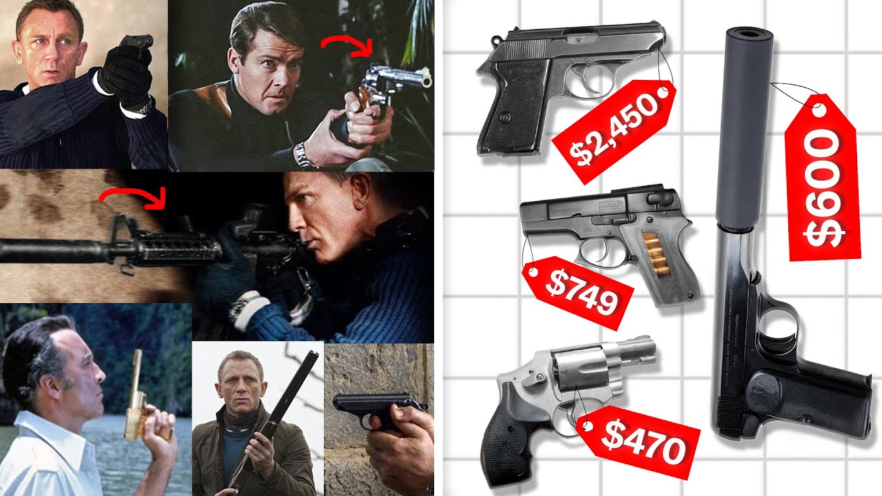 James Bond Guns Collection