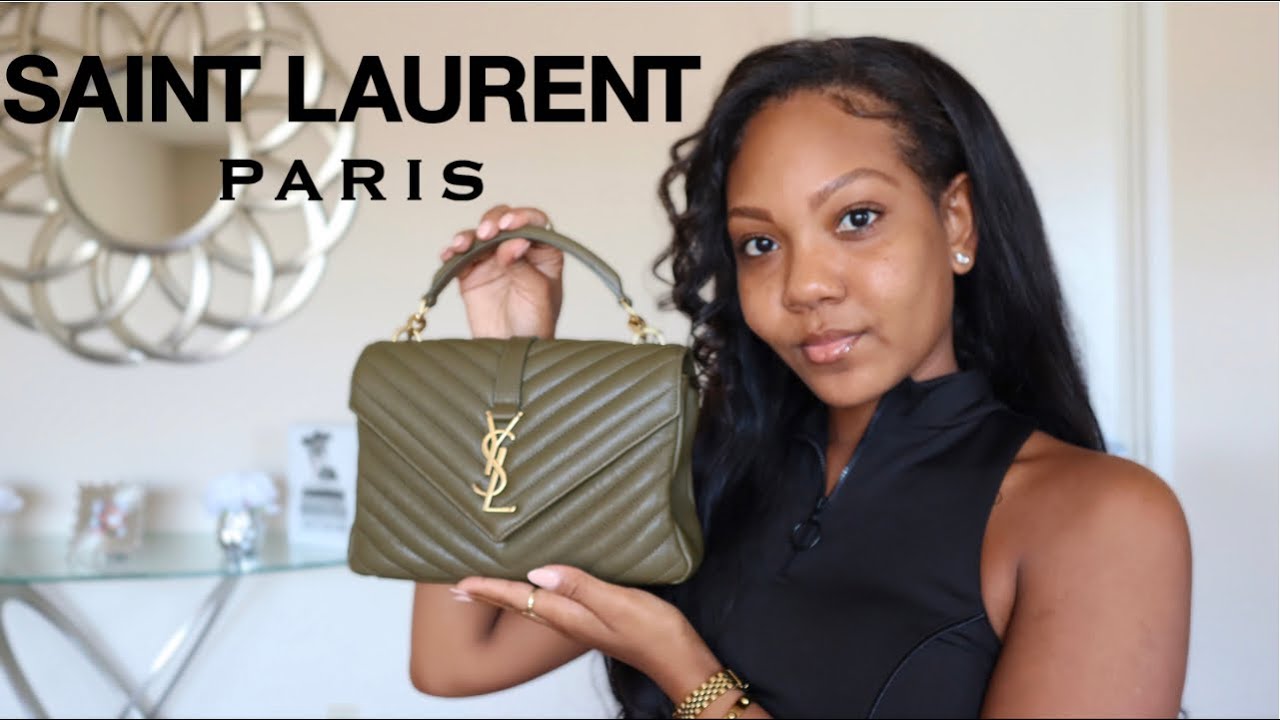 YSL MEDIUM COLLEGE BAG  UNBOXING/REVIEW 