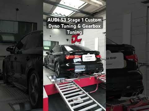Audi S3 Stage 1 Custom Dyno Tuning & Gearbox Tuning. #audi #s3dyno #