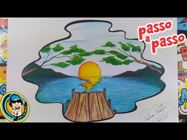 Como Desenhar Paisagem e Vegetação - Croqui Aula THE PIASSON 