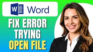 How To Fix Word Experienced An Error Trying To Open The File | Fix Word File Problem | Easy Tutorial