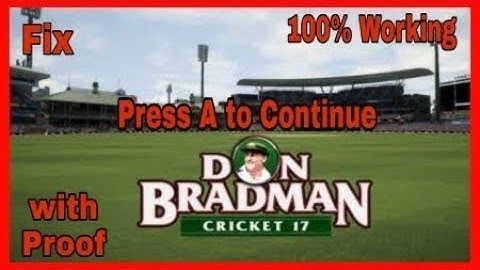 How to get rid of press A error in DBC 17