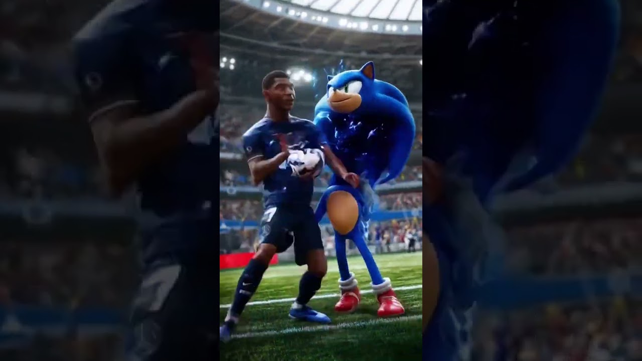 Mbappe and Sonic Fusion  I bet you've never seen this before