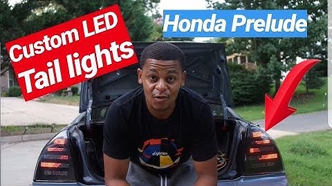 Honda Prelude custom Ghozt sequential LED tail lights