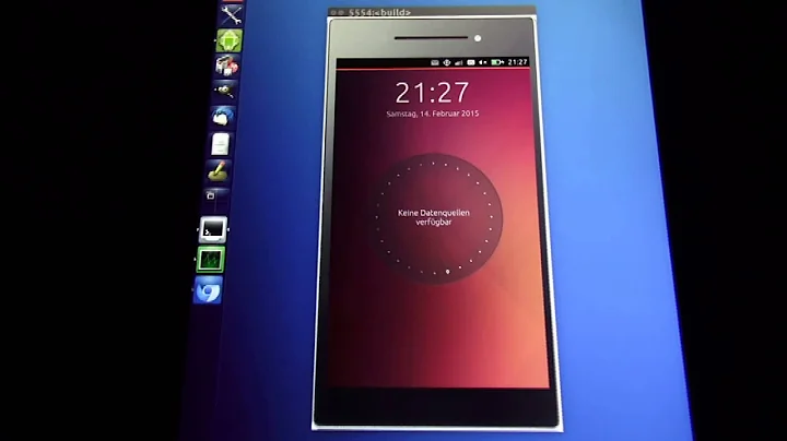 Ubuntu 14.04 : Touchscreen hochkant mit Phone Emulator