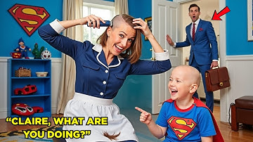 億万長者が予告なしに帰宅 — 新しい乳母が息子にした行動に愕然とする