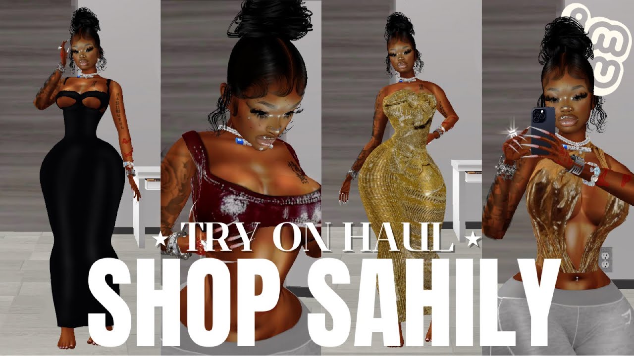 IMVU CLOTHING STORE TRY-ON HAUL | FT SHOP SAHILY 🛍️