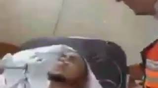 Ali Banat In Hospital.....before Dying...reciting Quran.... Allahu Akbar