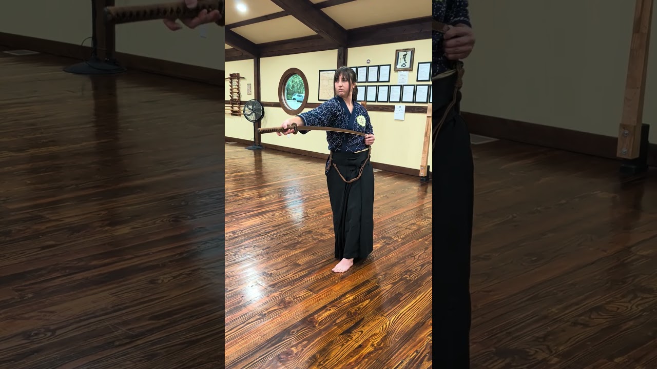 working on gyaku noto. #martialarts #floridabudokan #battodo
