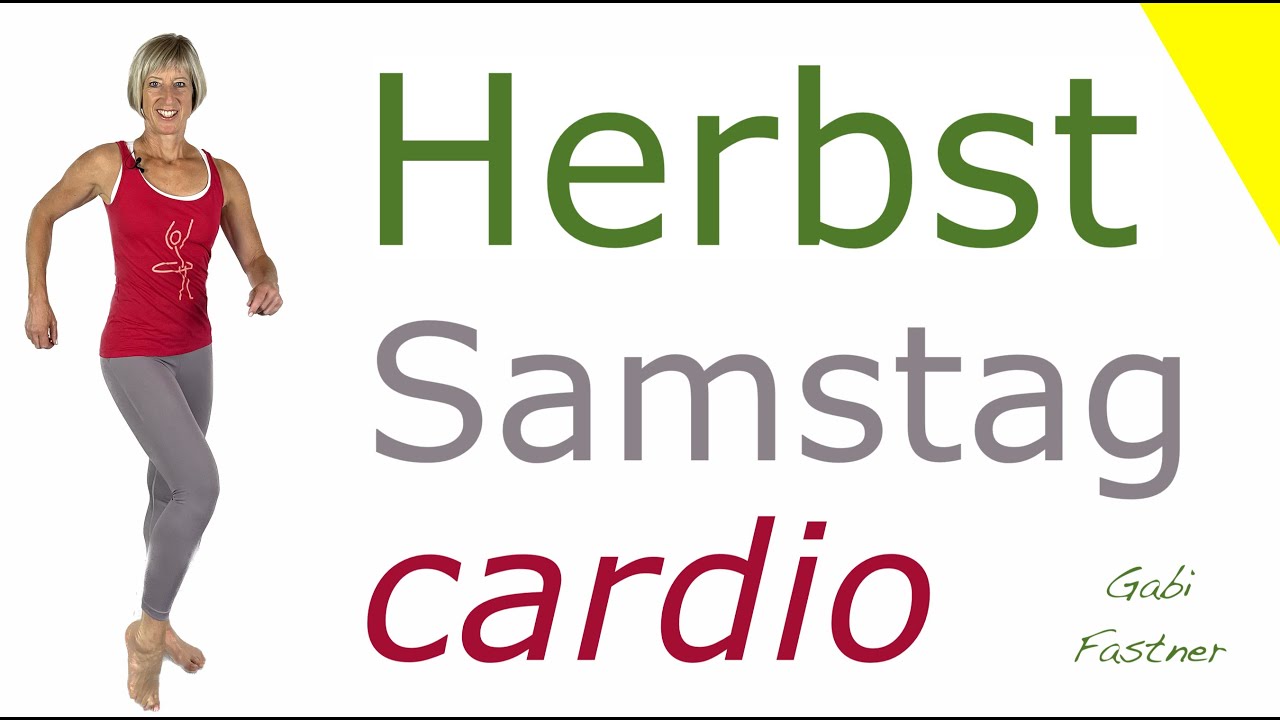 🍃 25 min. Herbst-Samstag cardio-training | einfache Schritte in verschiedenen Tempi, ohne Geräte