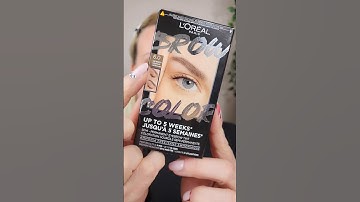 LOREAL BROW COLOR TINT 🤎 #loreal #browtint #browtinting #beauty
