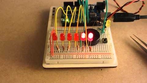Arduino - Knight Rider - LEDs & Theme song