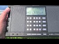 Tecsun H-501x shortwave receiver Gander radio frequencies check and personal comments