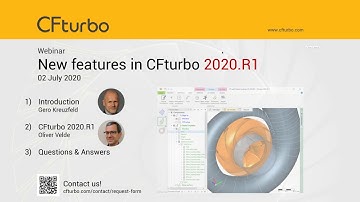 New features in CFturbo 2020.R1
