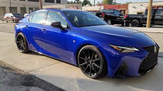 Exclusive! World's First Modified 2021 Lexus IS 350 F-Sport! | ADV.1Wheels, Buckhead Imports, RS-R