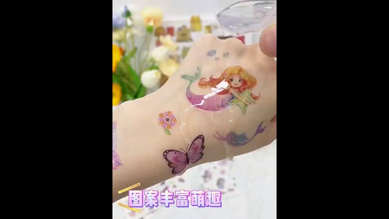 Washable Tattoo Stickers – Fun and Safe for Kids!