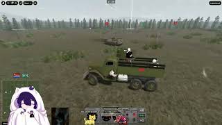 A quick little game in russian tanks || Multicrew Tank Combat with Wolfie!