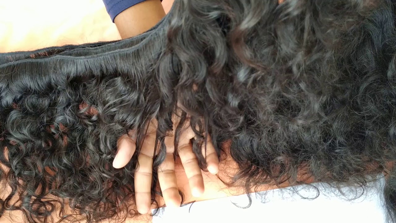 Raw hair Vendor selling south Indian temple hair