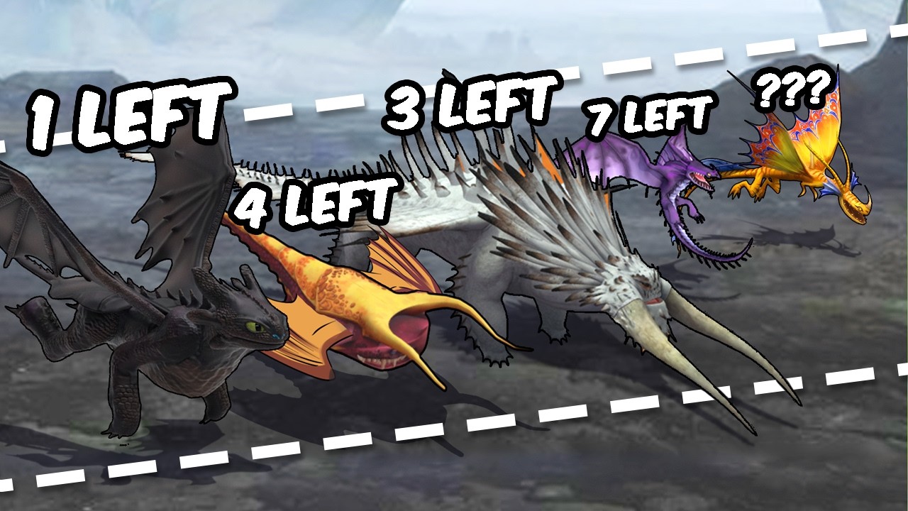Dragon Rarity Top 20 Rarest Dragon Species in How To Train Your Dragon - YouTube