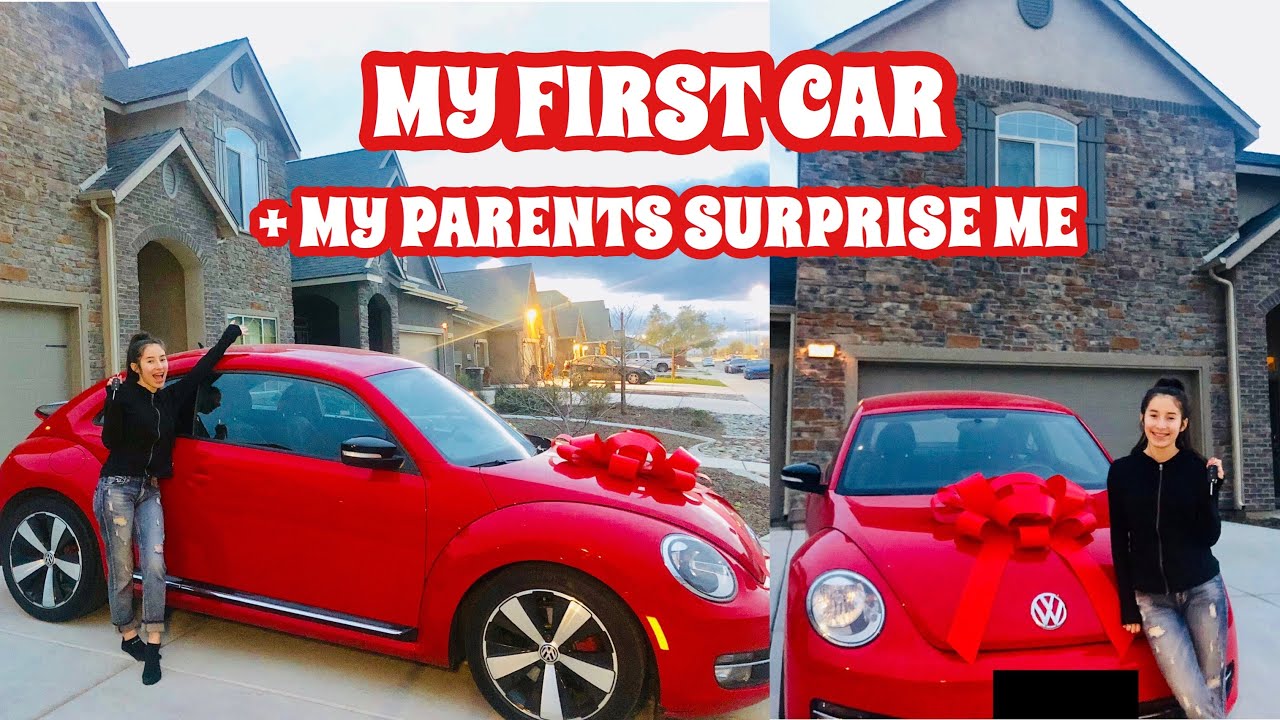 PARENTS SURPRISE ME WITH A CAR // MY FIRST CAR - YouTube