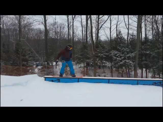 Frontflip off Whaletail box with new Solomon snowboard