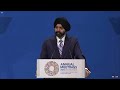 Reuniones Anuales | Sesión plenaria: Discurso de Ajay Banga, presidente del Grupo del Banco Mundial