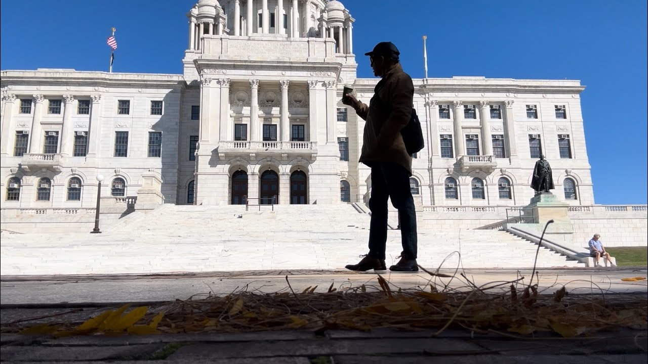 Drive through Providence, Rhode Island