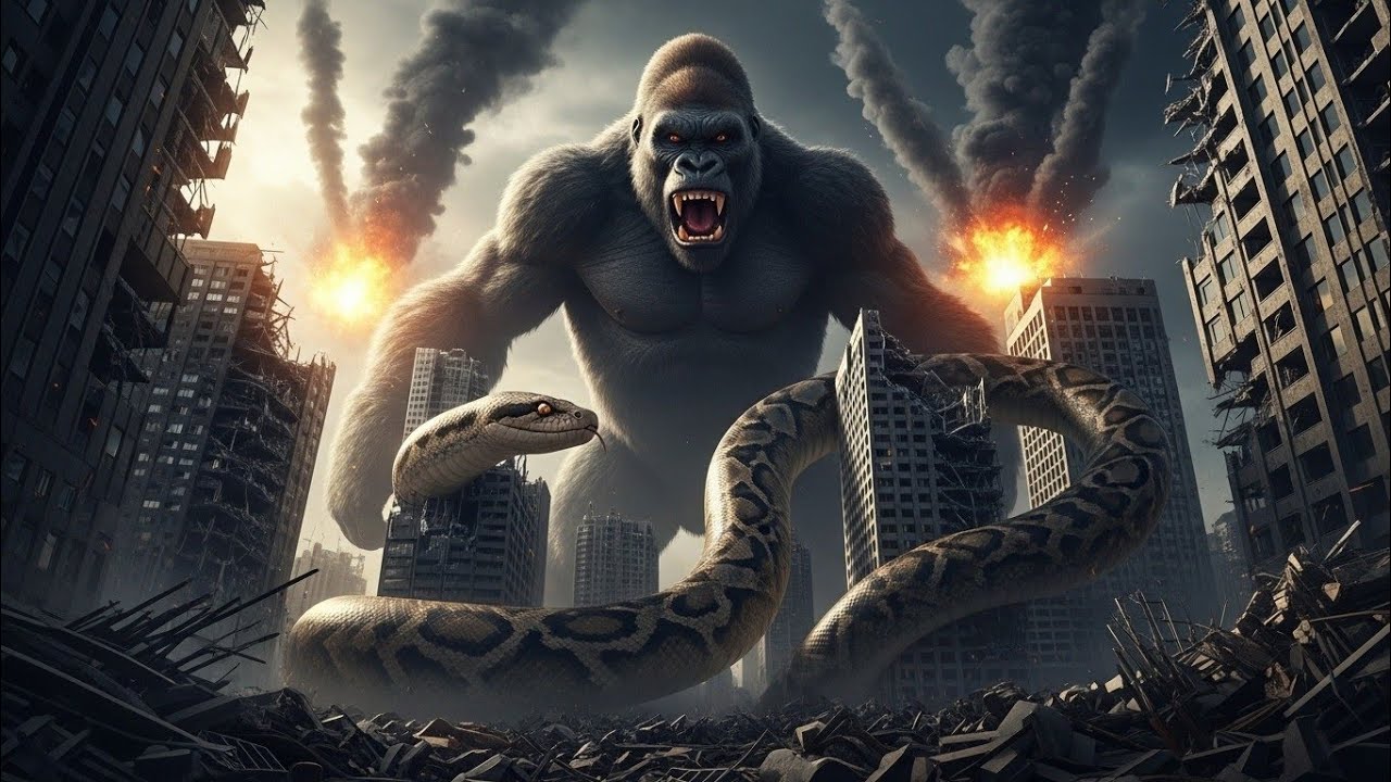 Titan Kong vs Mega Python: The Day the City Fell