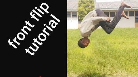 Learn how to front flip in 5 minutes