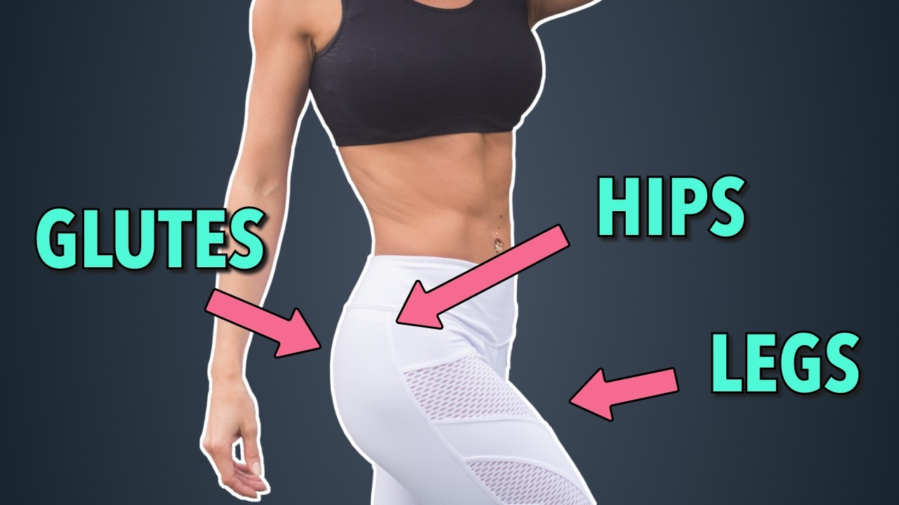 Workout for Legs, Glutes and Hips at Home (No Repeats) - YouTube