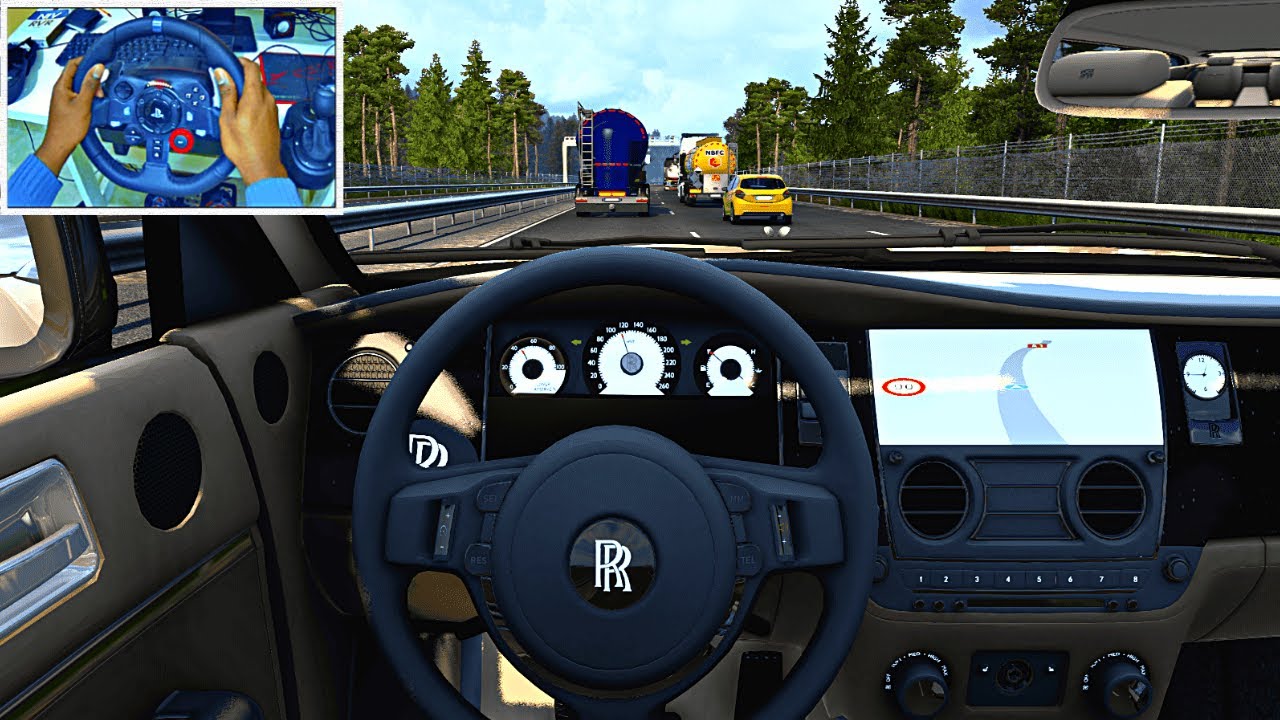 Rolls Royce Wraith - Euro truck simulator 2 [Logitech G29] - YouTube
