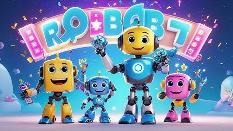 Six Toy Robots Count to Ten | Counting Song for Kids | Learn Numbers with Robots