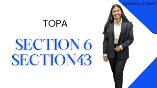 🎥 Section 6 and 43 of the Transfer of Property Act (TOPA): Legal Provisions Explained! 📜