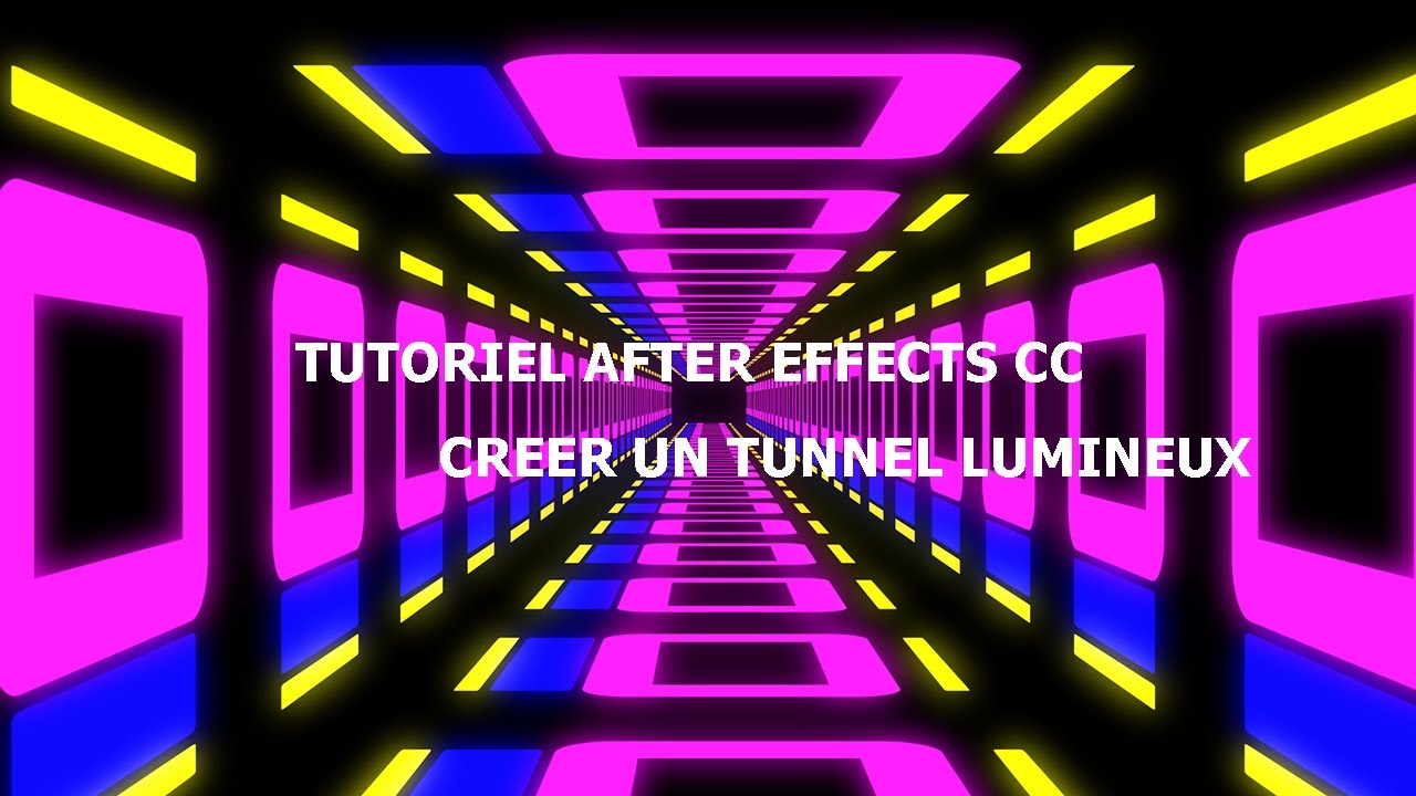 creer une animation tunnel lumineux after effects CC - YouTube