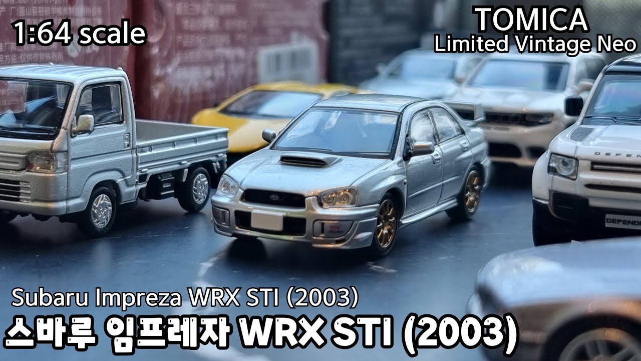 Tomica Limited Vintage Neo Subaru Impreza WRX STI (2003) / 토미카 리미티드 빈티지 네오 스바루 임프레자 WRX 1:64 scale