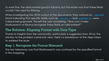Understanding Ignored Fields in Elasticsearch Mapping