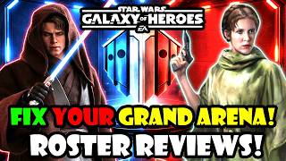 How To Improve In Grand Arena | GAC Roster Reviews | SWGoH