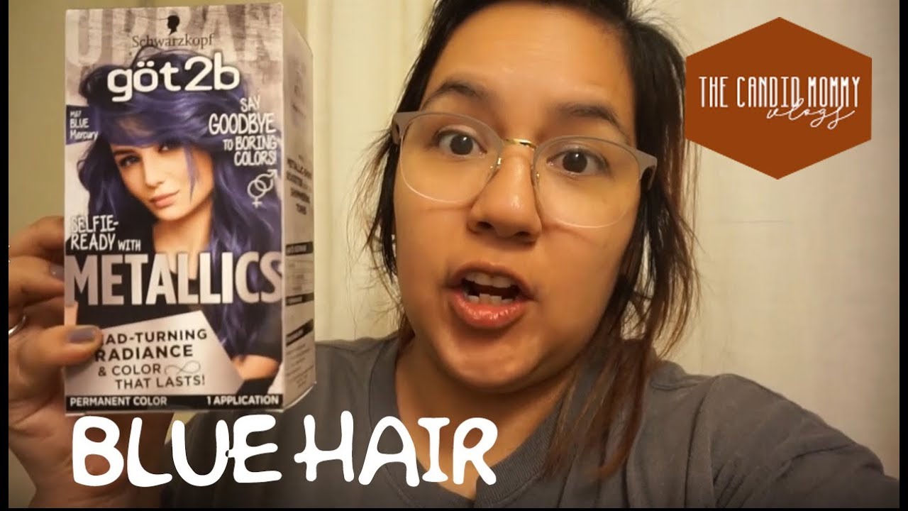 1. Metallic Blue Hair Dye Results: Before and After Photos - wide 5