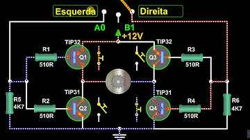 Controle de Motor DC com "Ponte H" Baixe a animação em flash