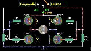 Controle de Motor DC com Ponte H Baixe a animação em flash