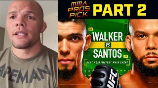 MMA Pros Pick ✅ Thiago Santos vs. Johnny Walker - Part 2 👊 UFC Vegas 38