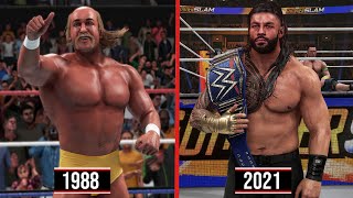 All Summerslam Main Event Winners! 1988 - 2021 (WWE 2K)