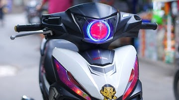 Wave RSX Độ Bi Led - Cực Đẹp - Gọn Gàng.