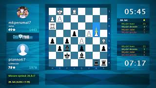 Chess Game Analysis: mkperumal7 - pianno67 : 0-1 (By ChessFriends.com)