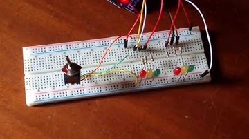 Control de semáforos con Arduino y Minibloq