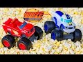 Blaze and the Monster Machines have a Funny Popcorn Adventure