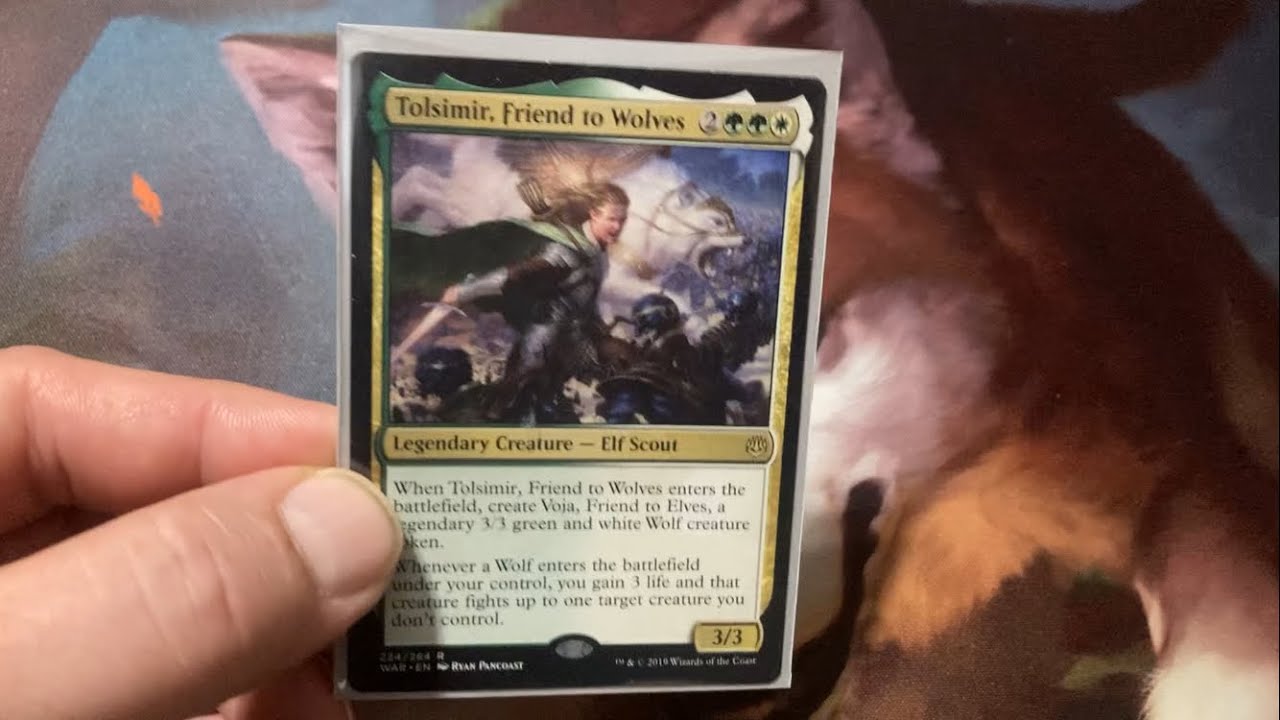 MTG - Wolf Tribal (Tolsimir Friend to Wolves) Commander deck explained 